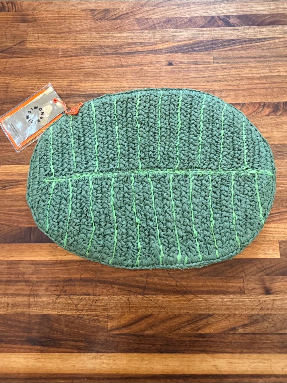 NWT - Simon Miller Leaf Clutch in Grass Green